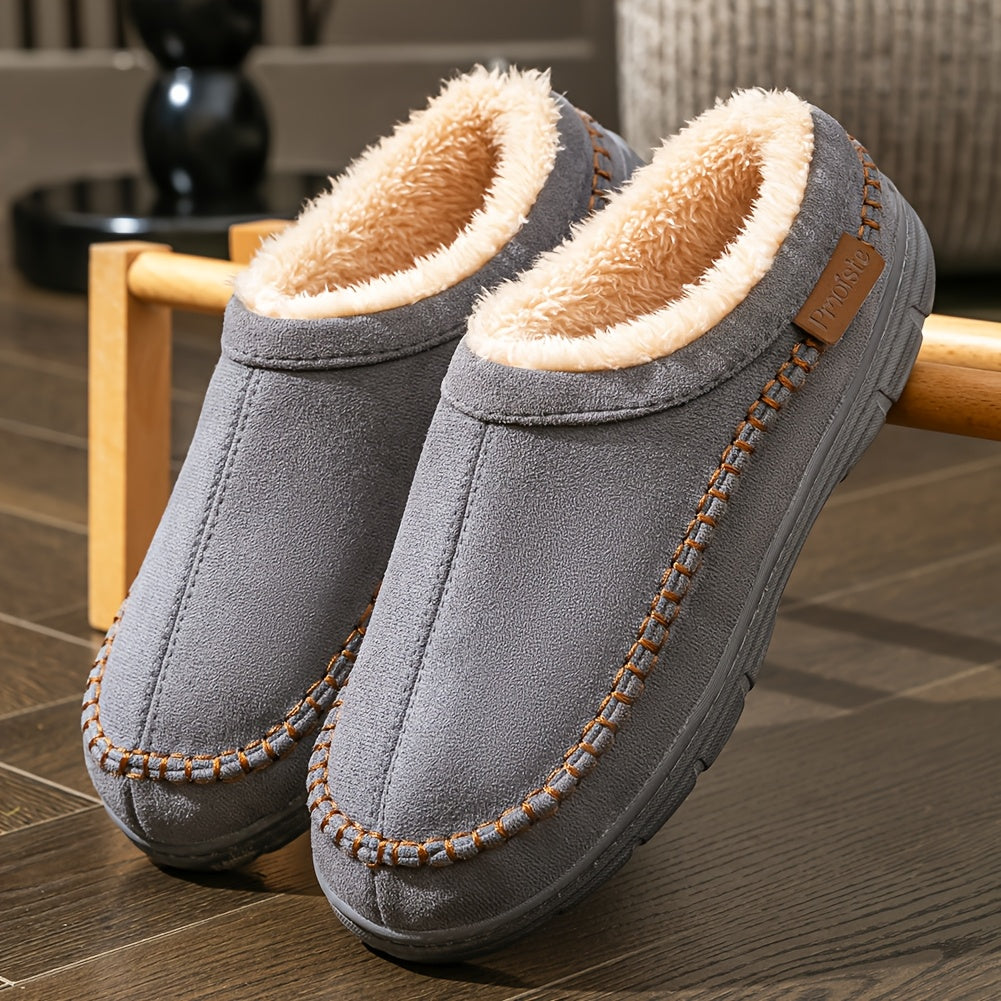 Herren-Winterhausschuhe aus Memory-Schaum, bequem und warm