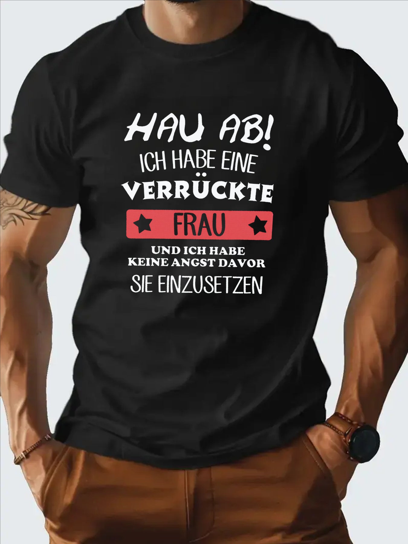 Herren T-Shirt mit lustigem Spruch - Leichtes, atmungsaktives Baumwollshirt mit sarkastischem Aufdruck