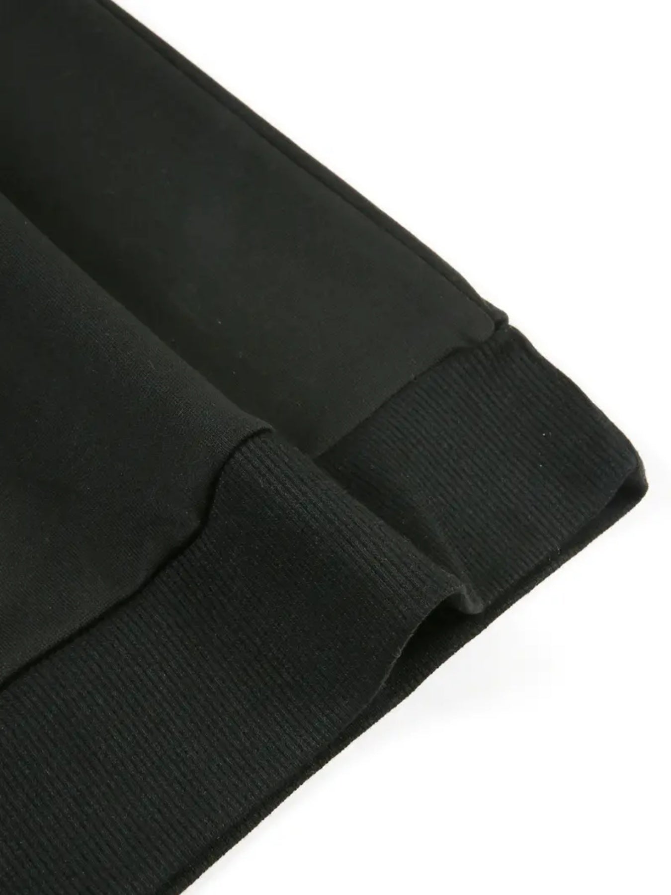 Herren Schwergewicht Kapuzenpullover - Schwarz mit Segenskreuz-Print & Segensspruch-Aufdruck