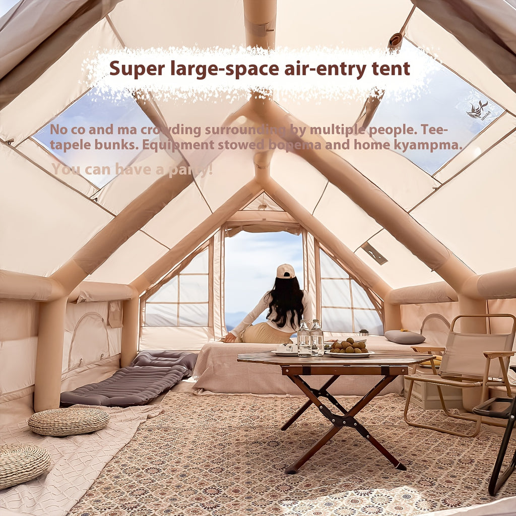 6-Personen XXL Campingzelt aufblasbar