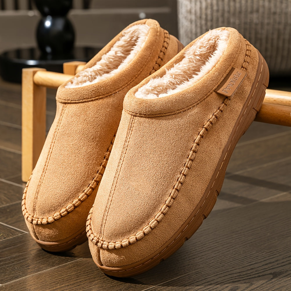 Herren-Winterhausschuhe aus Memory-Schaum, bequem und warm