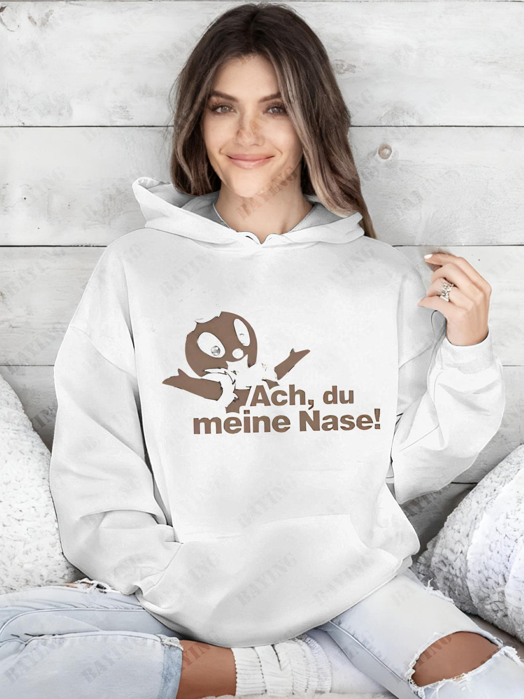 Sandman Pittiplatsch "Ach, du meine Nase!" Unisex Kapuzenpullover Hoodie
