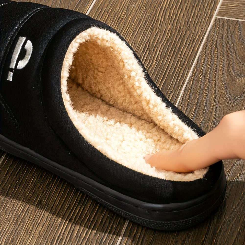 Herren-Hausschuhe aus Memory-Schaum, Bequeme und Warme Winter Schuhe in Großer Größe