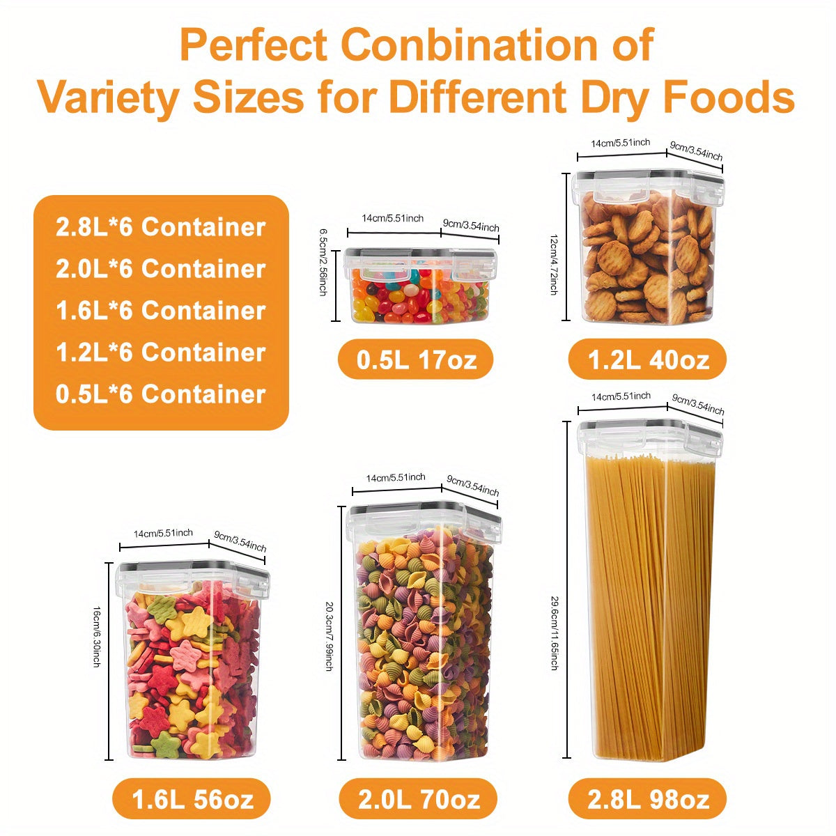 Luftdichte Lebensmittelbehälter mit Deckeln