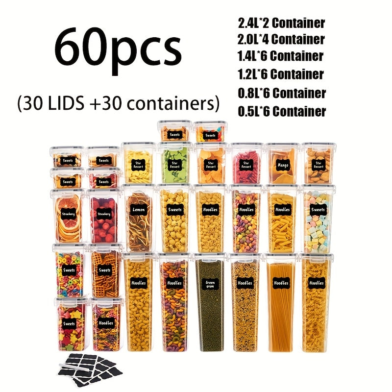 Luftdichte Lebensmittelbehälter mit Deckeln