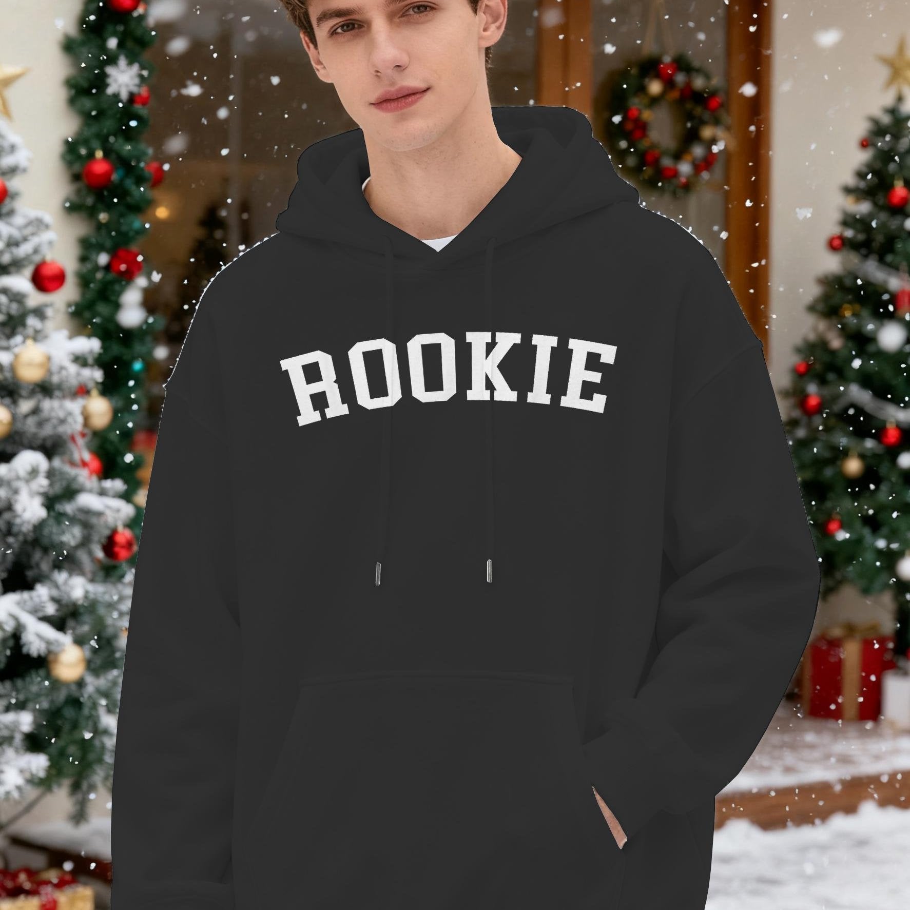 Rookie Goods Unisex Hoodie mit Kangaroo-Tasche - Rookie Print Logo