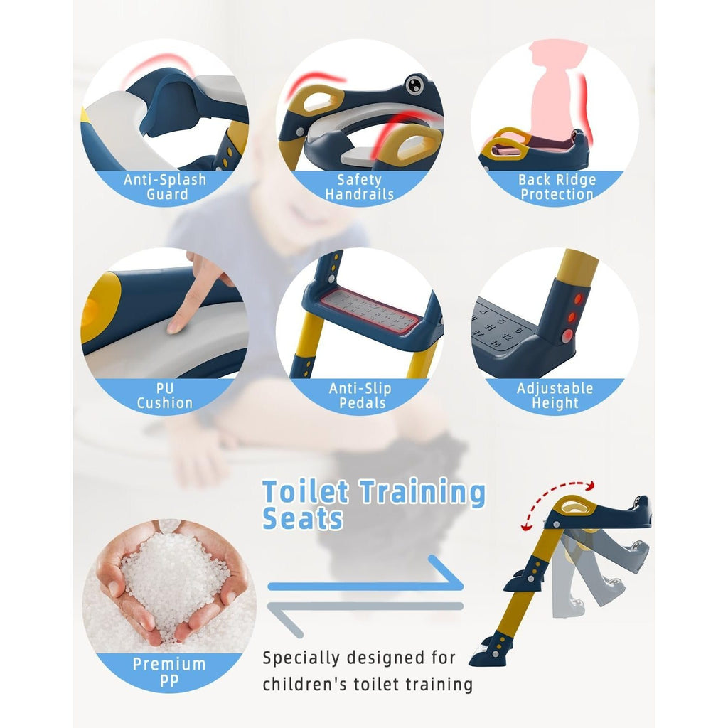 Kinder-Toilettenstuhl mit Treppe