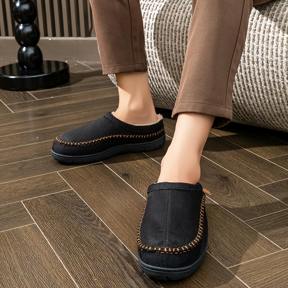 Herren-Winterhausschuhe aus Memory-Schaum, bequem und warm