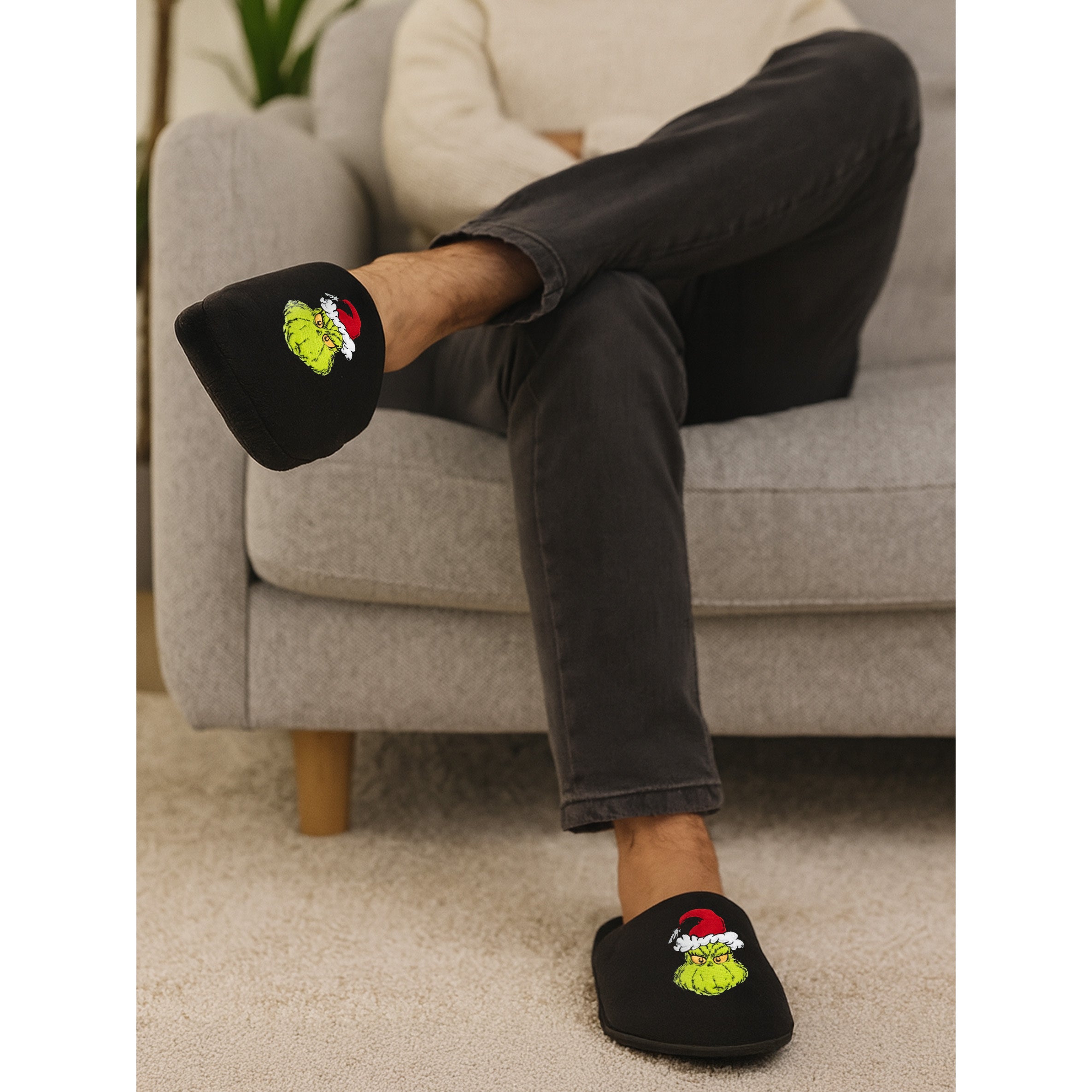 The Grinch Hausschuhe für Herren