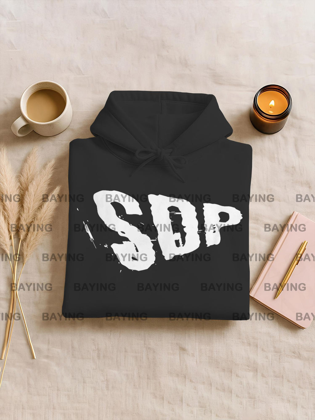 SDP Logo Hoodie T-Shirt für Herren & Damen – Unisex  Sweatshirt mit Kangaroo-Tasche
