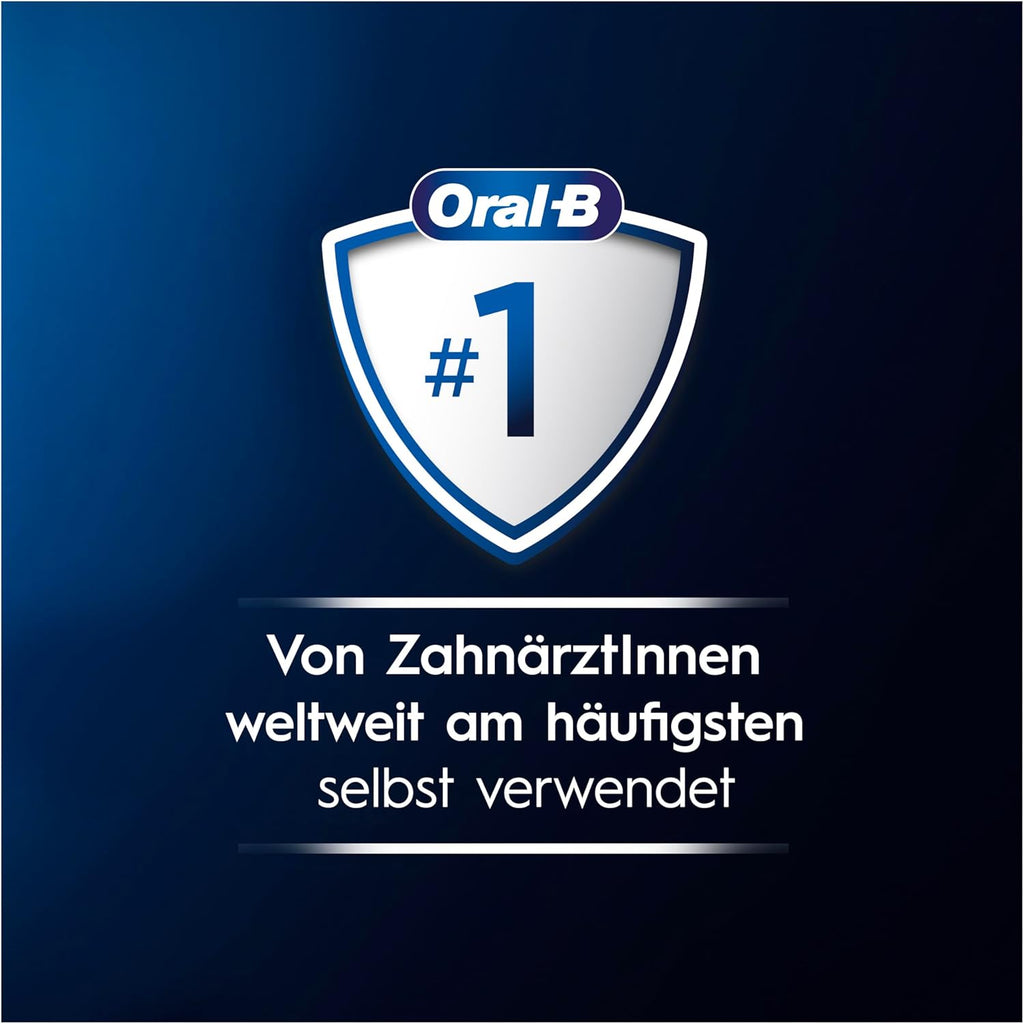 Oral-B Io Series 9 Elektrische Zahnbürste, Inkl. 3 Aufsteckbürsten, Lade-Reise-Etui, Schnellladestation