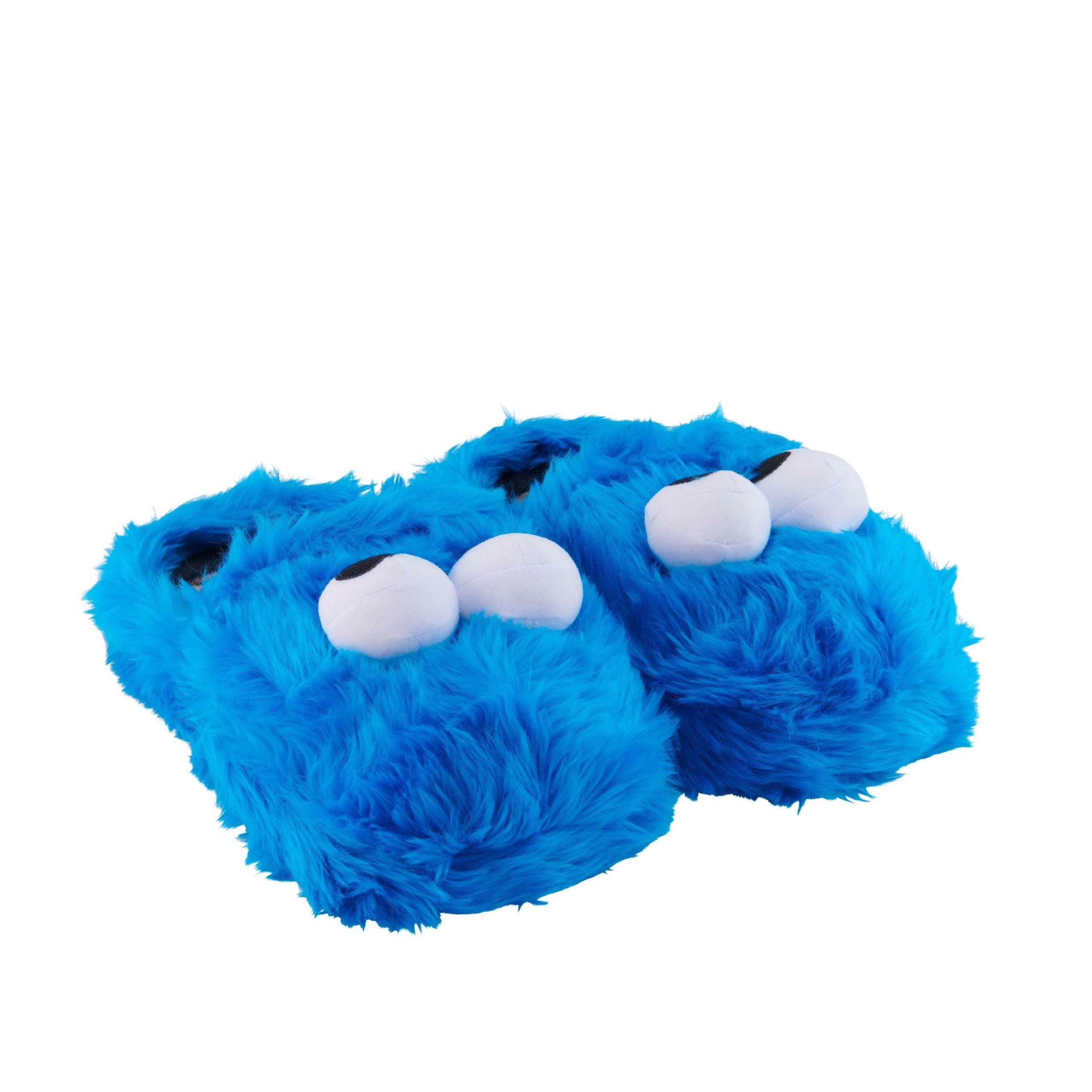 Sesamstraße Hausschuhe - Krümelmonster 3D Plüsch