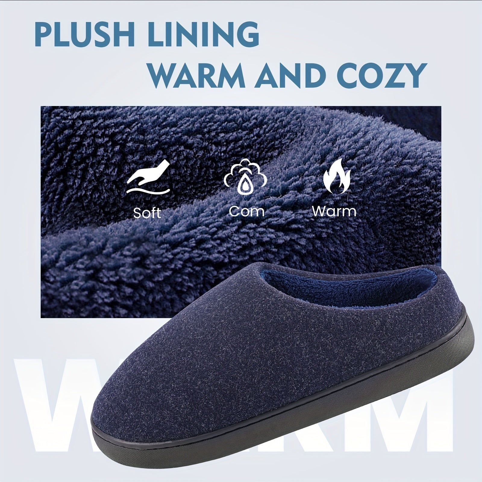 Memory-Schaum-Hausschuhe - Gemütlich, Rutschfest