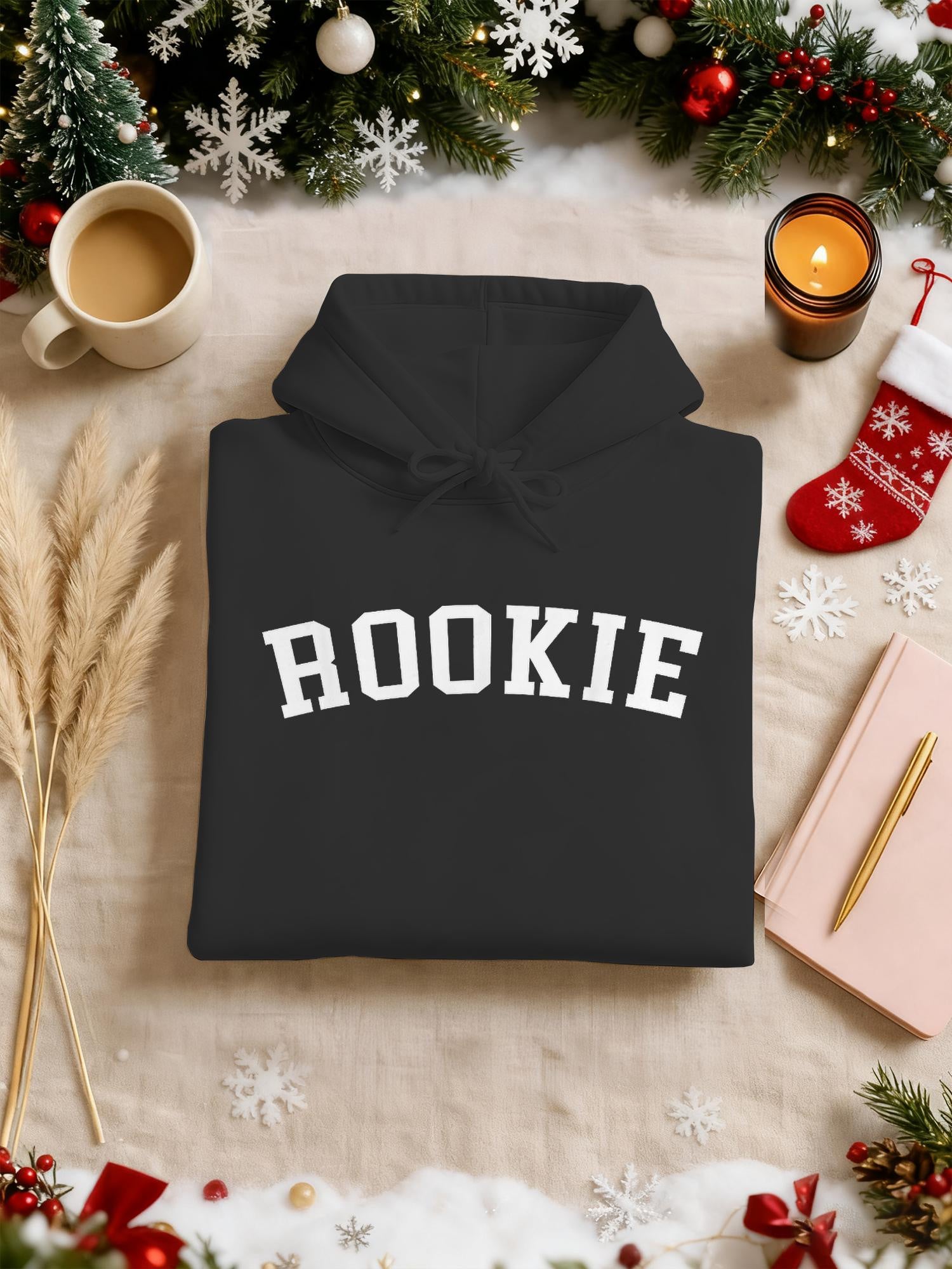 Rookie Goods Unisex Hoodie mit Kangaroo-Tasche - Rookie Print Logo