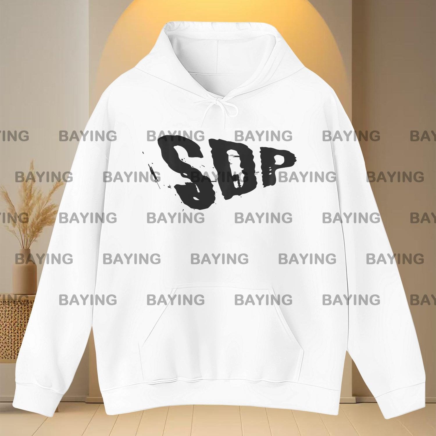 SDP Logo Hoodie T-Shirt für Herren & Damen – Unisex  Sweatshirt mit Kangaroo-Tasche