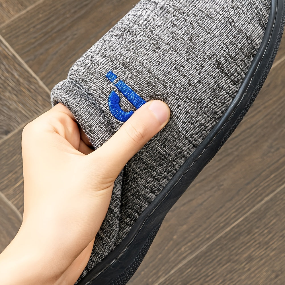 Herren-Winterschlappen mit Memory-Schaum & Plüschfutter