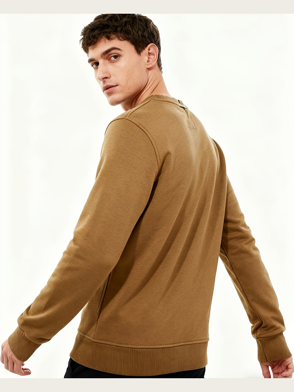 Herren-Sweatshirt mit Rundhalsausschnitt