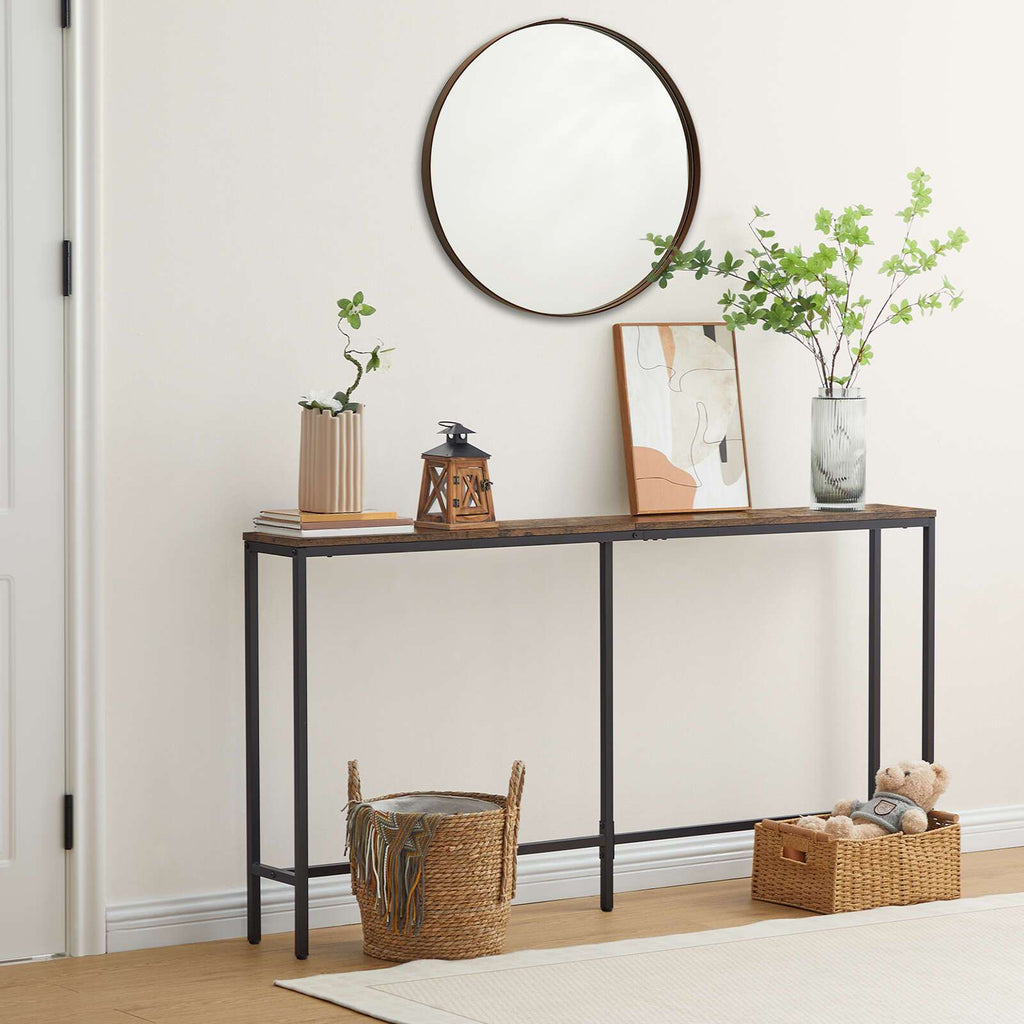 160,02 cm Industrieller Moderner Schmaler Konsolentisch