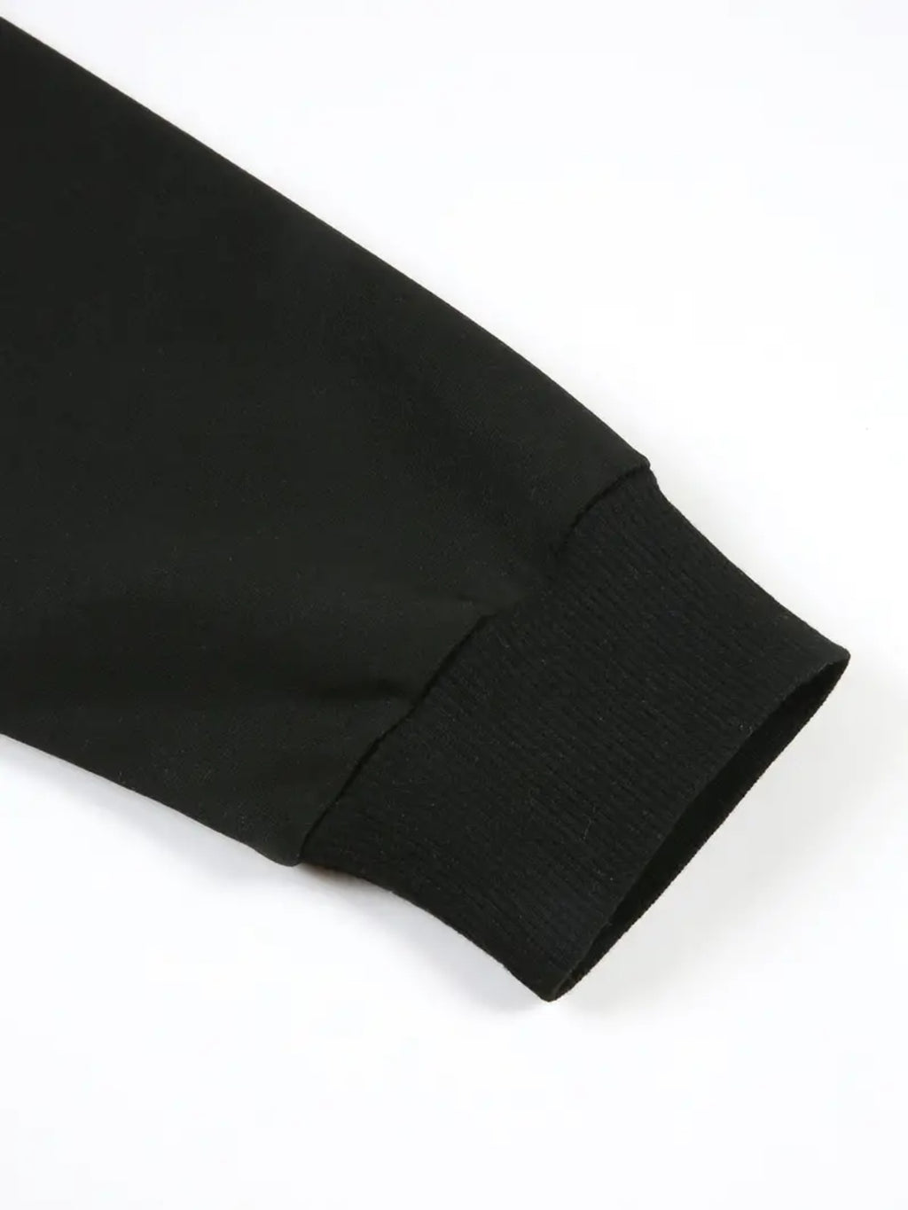 Herren Schwergewicht Kapuzenpullover - Schwarz mit Segenskreuz-Print & Segensspruch-Aufdruck
