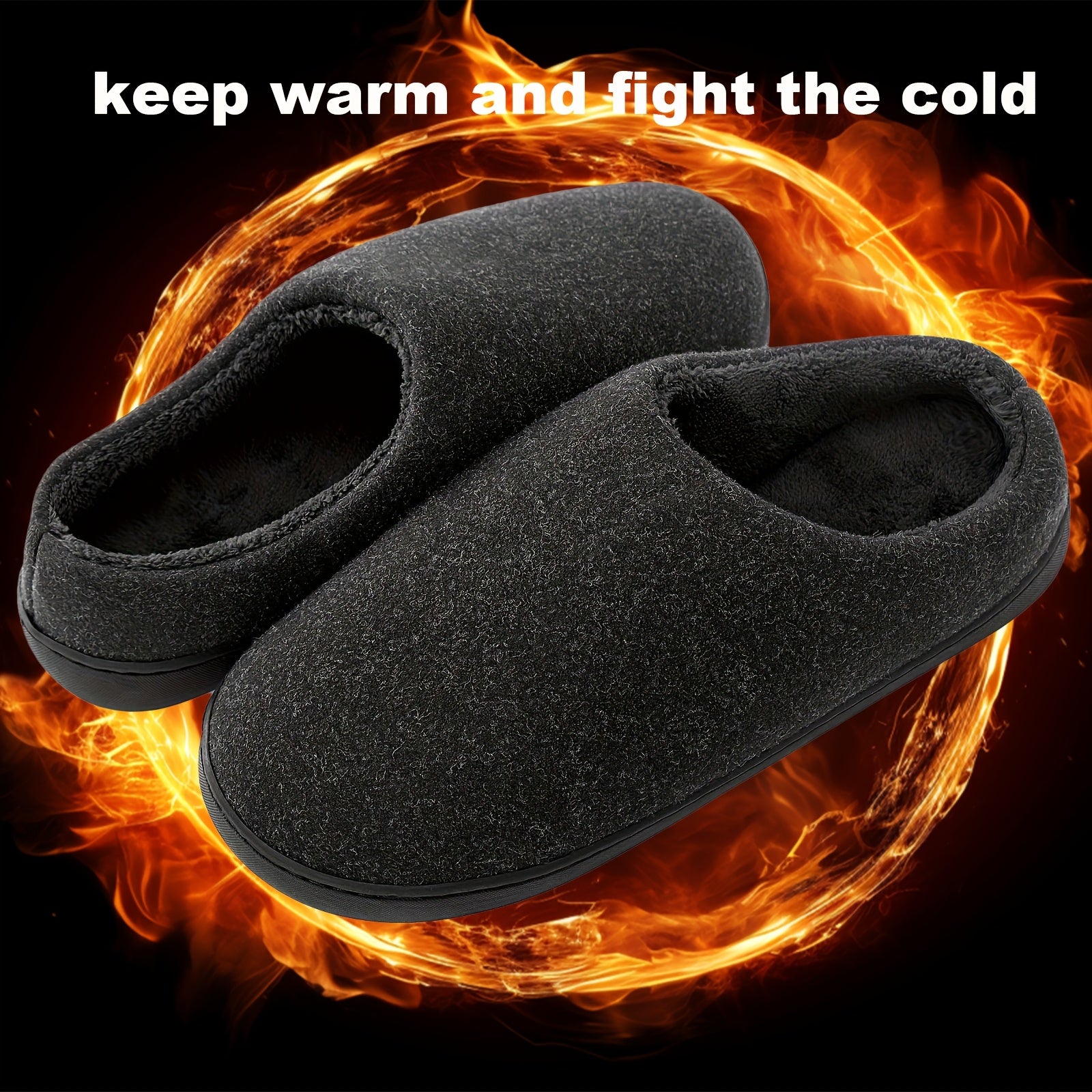 Memory-Schaum-Hausschuhe - Gemütlich, Rutschfest