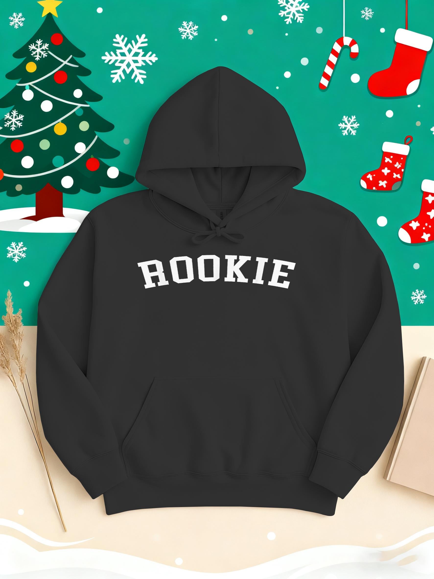 Rookie Goods Unisex Hoodie mit Kangaroo-Tasche - Rookie Print Logo