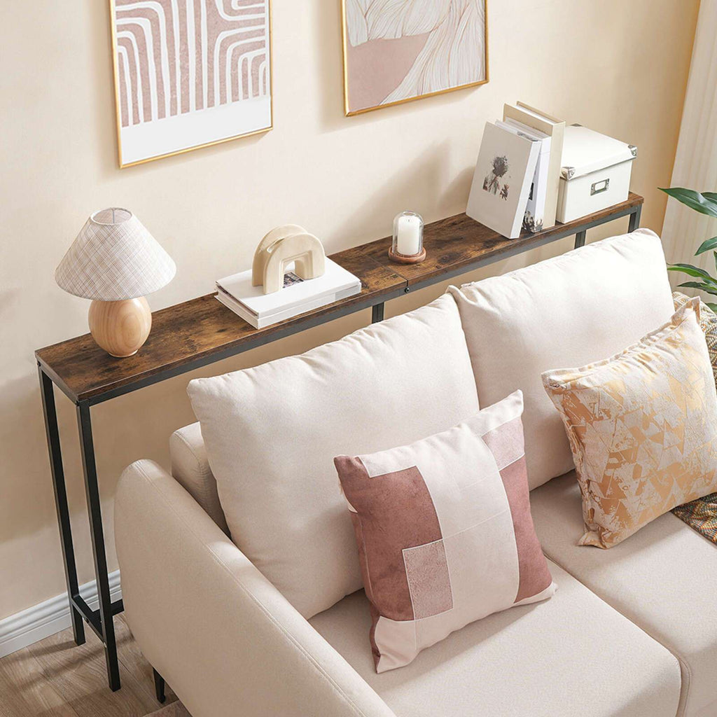 160,02 cm Industrieller Moderner Schmaler Konsolentisch