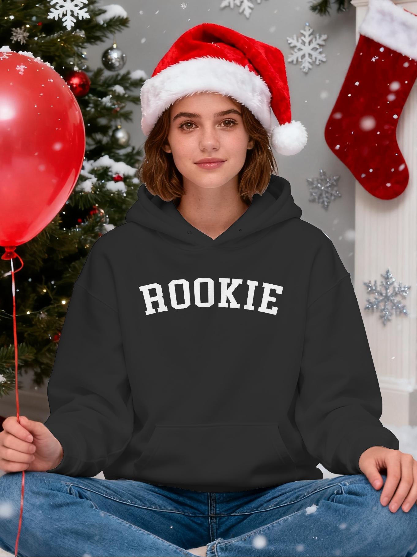 Rookie Goods Unisex Hoodie mit Kangaroo-Tasche - Rookie Print Logo