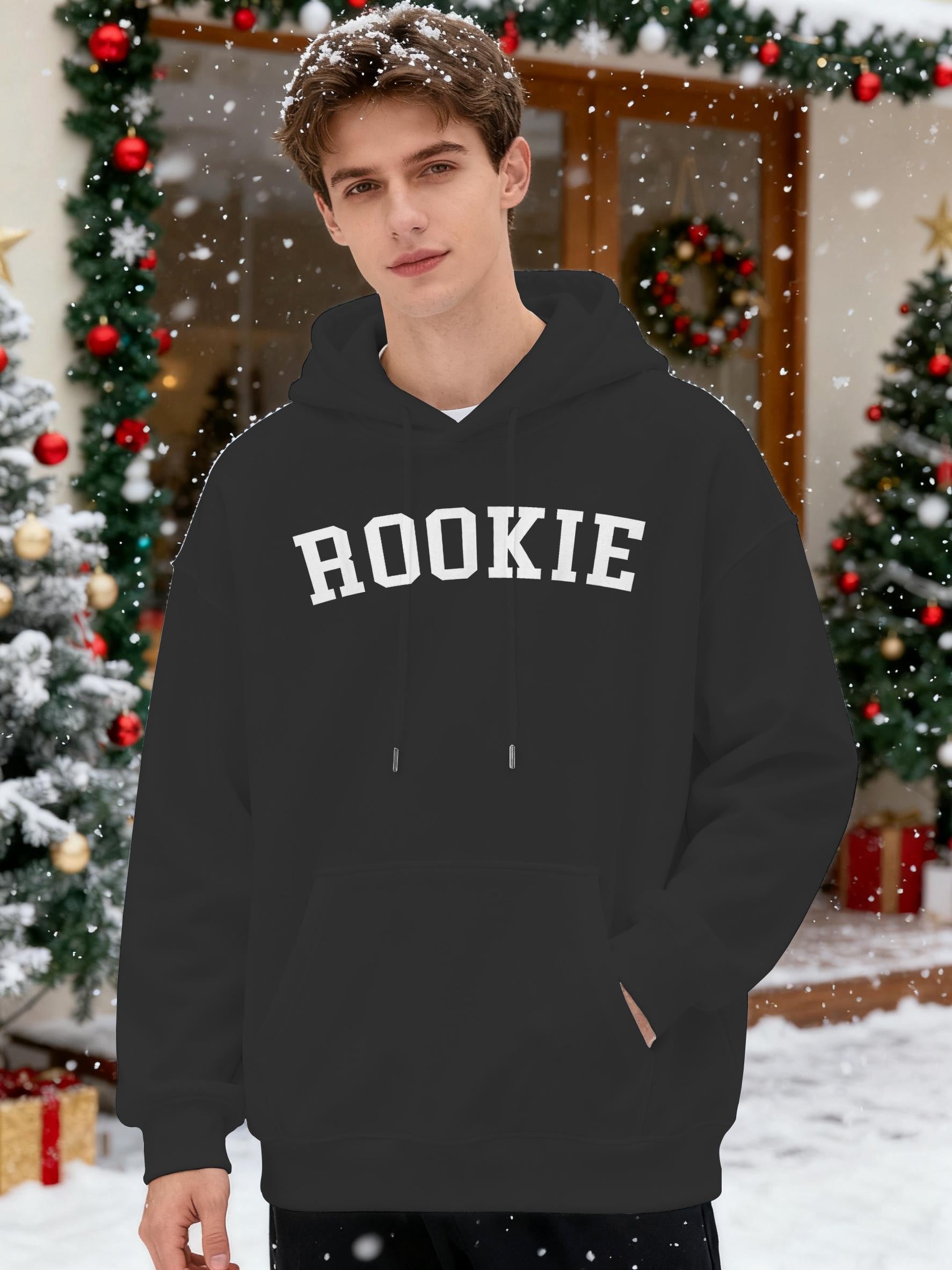 Rookie Goods Unisex Hoodie mit Kangaroo-Tasche - Rookie Print Logo