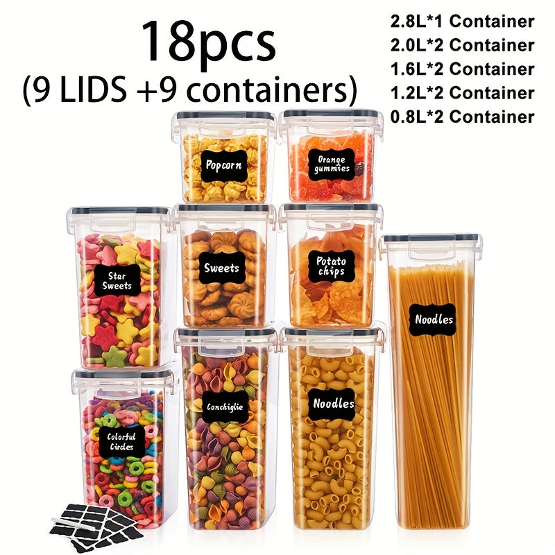 Luftdichte Lebensmittelbehälter mit Deckeln