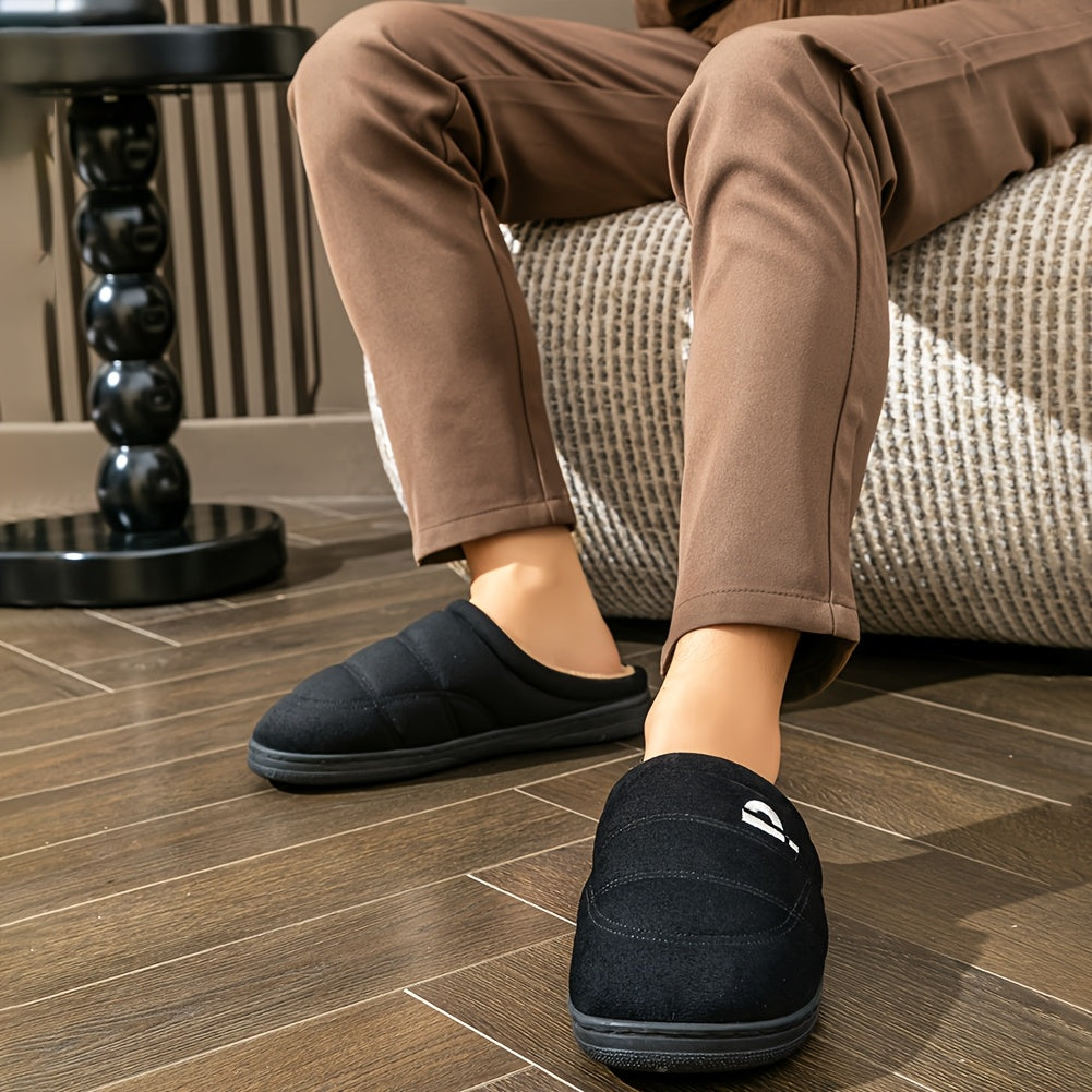 Herren-Hausschuhe aus Memory-Schaum, Bequeme und Warme Winter Schuhe in Großer Größe