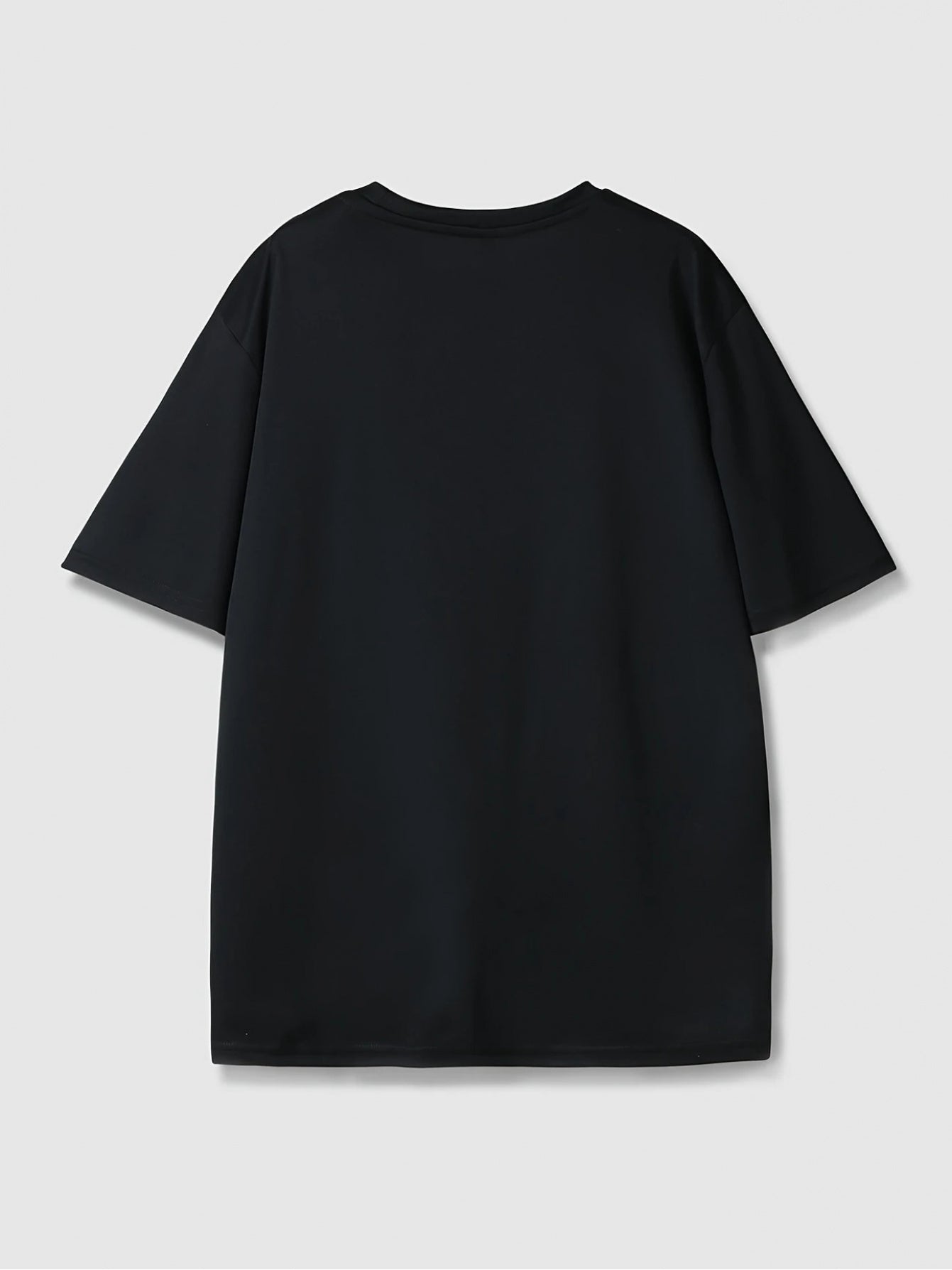 Herren-T-Shirt in Schwarz mit "WEISSSES SHIRT Black Edition" Aufdruck