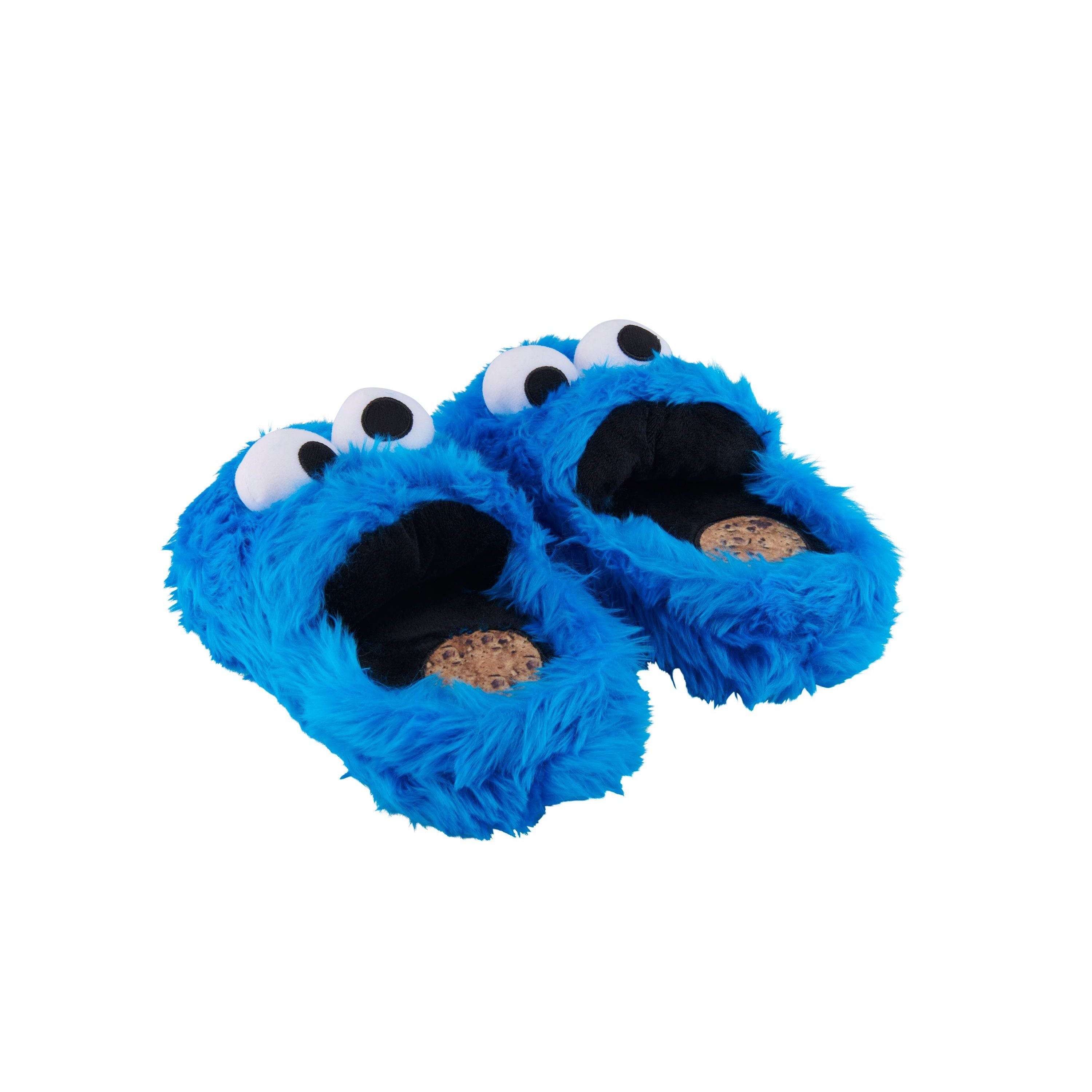 Sesamstraße Hausschuhe - Krümelmonster 3D Plüsch