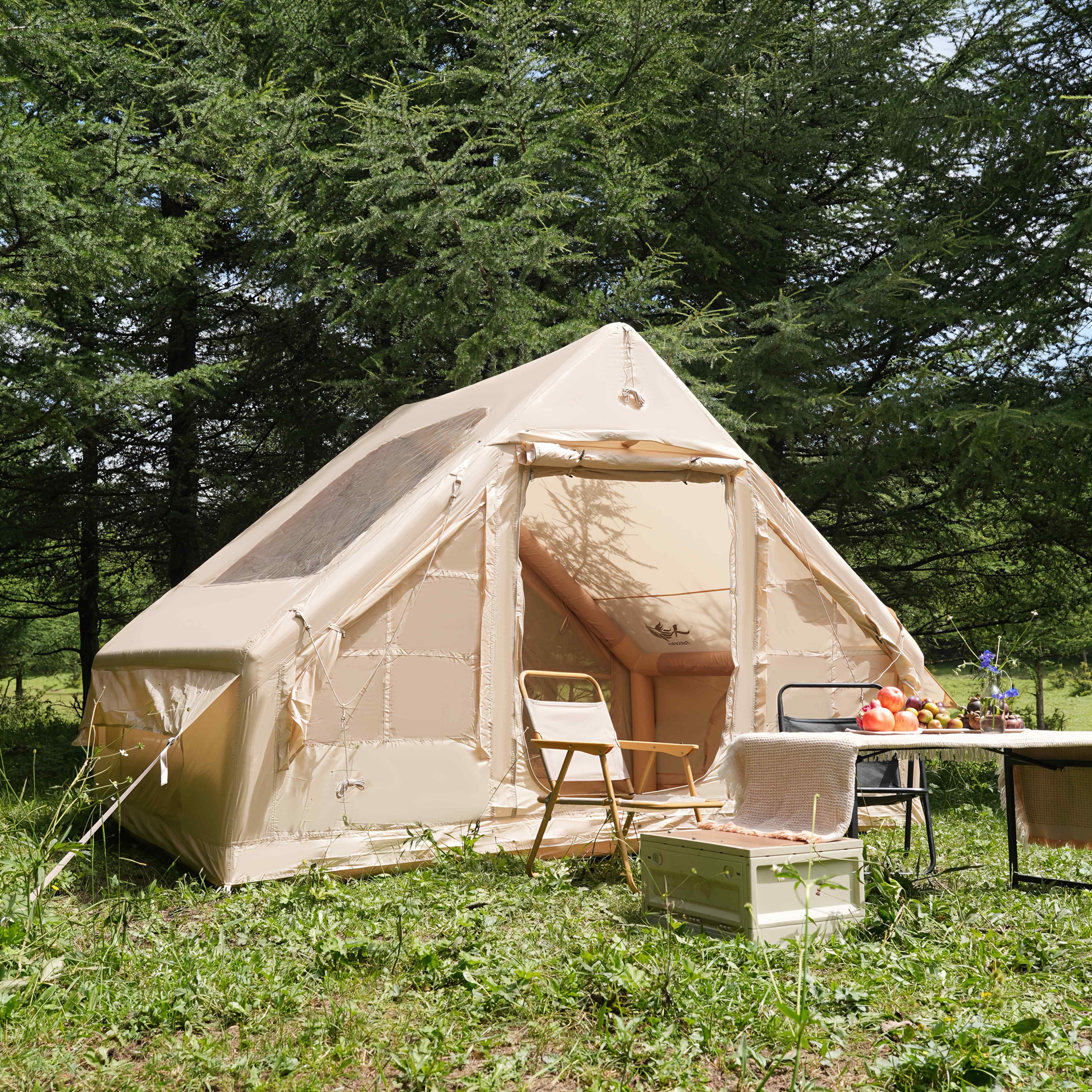 6-Personen XXL Campingzelt aufblasbar