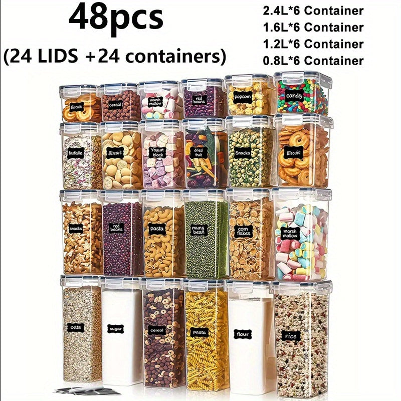 Luftdichte Lebensmittelbehälter mit Deckeln